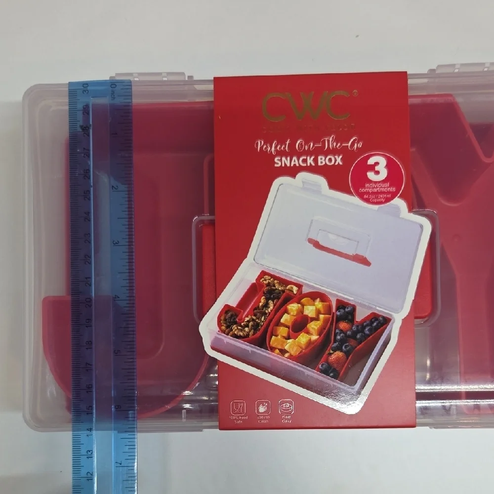 CWC Red JOY Snack Box Set - Picture 3 of 7